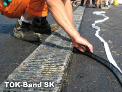 TOK-Band SK är ett bitumen band med förklistrad yta försedd med skyddsplast
