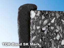 TOK-Band SK Mark är en speciell variant där bandet har en förstorad överdel som är formad så att den vilar på asfaltkanten